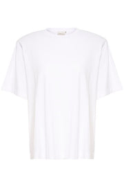 Bright White SamurillyGZ back emb tee - Stilshoppen