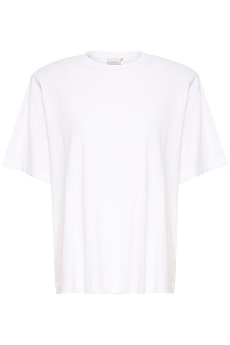 Bright White SamurillyGZ back emb tee - Stilshoppen