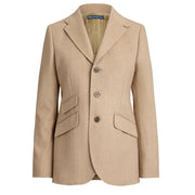 Taupe Wool Hacking Blazer