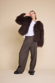 Brun Line Fur - Stilshoppen
