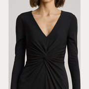 Black Long Nadira Gown Dress