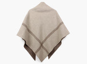 Beige NOHR Nina To-sidig Triangel Sjal