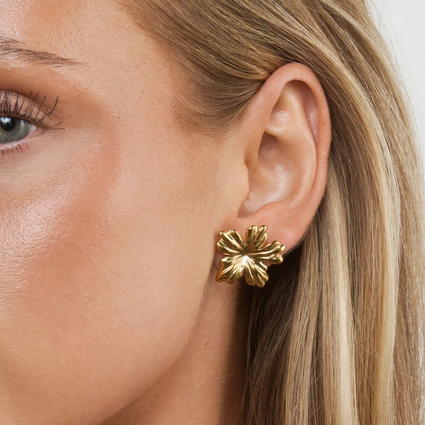 Mabel Flower Stud Earrings
