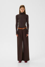 Brun GZninia Wool Rollneck - Stilshoppen