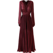 Wine Alisson Dress - Stilshoppen
