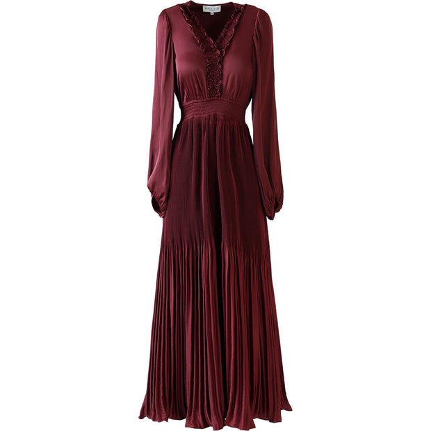 Wine Alisson Dress - Stilshoppen