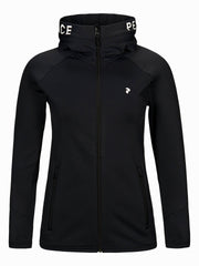 Sort W Rider Zip Hood - Stilshoppen