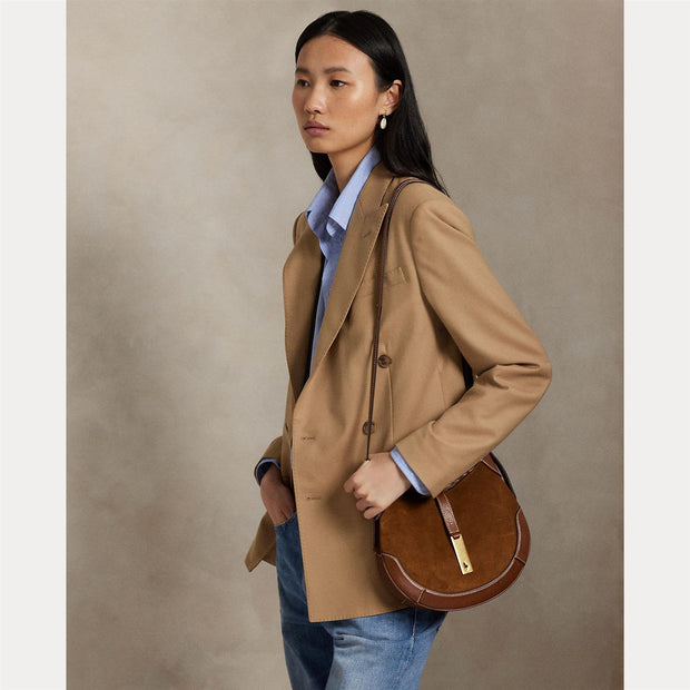 Brun Melert Small Shoulder Bag