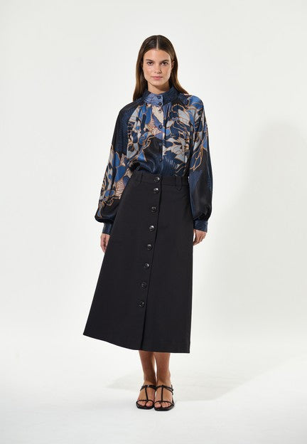 Blå NitaDEA blouse - Stilshoppen