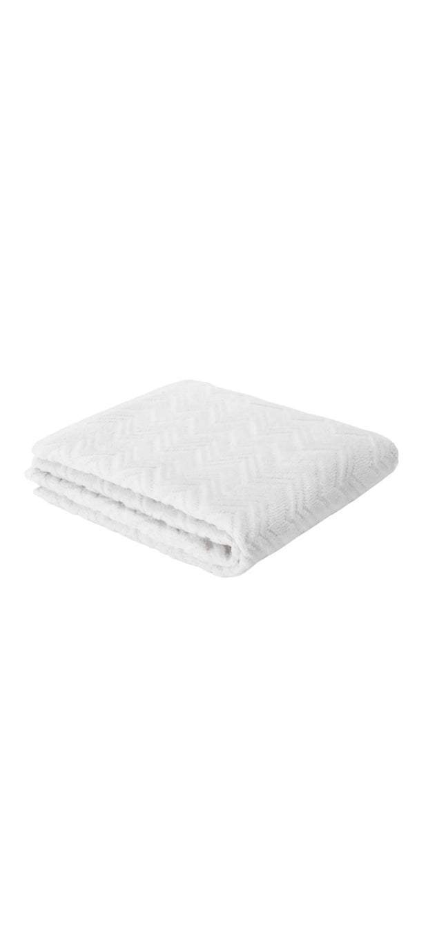 Hvitt Chalk Bath Sheet - Stilshoppen