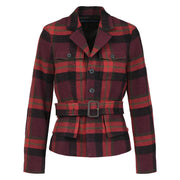 Red Multi Sport Blazer Coat