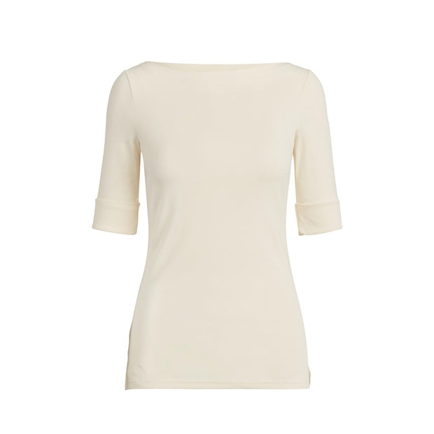 Crem Boatneck Top