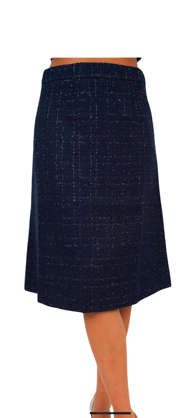 Navy Paris Skirt - Stilshoppen