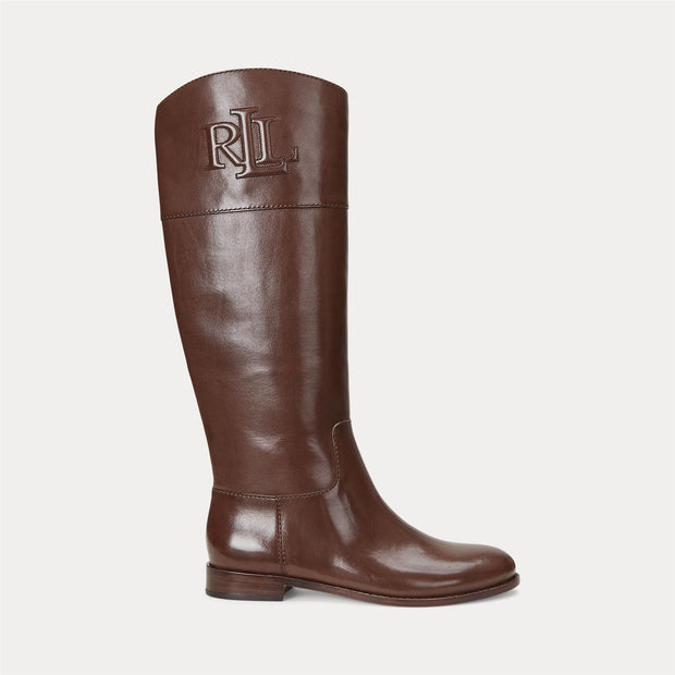 Brun Justine Leather Riding Boot - Stilshoppen