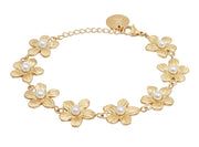 Gold Flower Bracelet - Stilshoppen