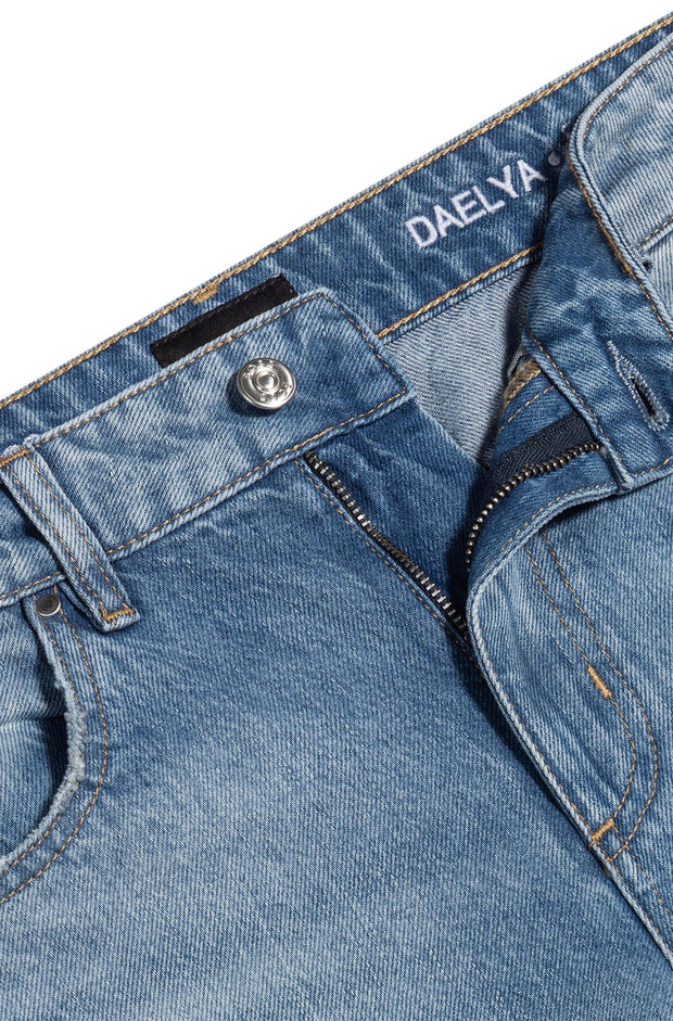 Blå Daelya jeans - Stilshoppen