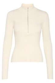 Egret YasmiaGZ Zipper Pullover - Stilshoppen