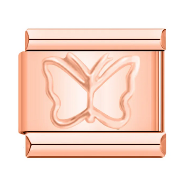 Rosè Butterfly Charms - Stilshoppen