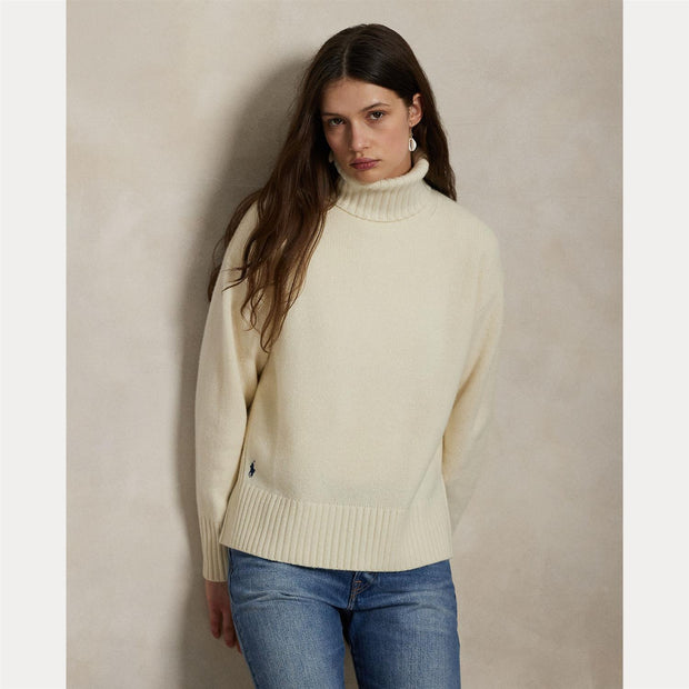 Cream Long Sleeve Pullover - Stilshoppen