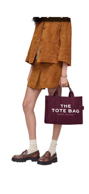 Dark Plum t The medium Tote - Stilshoppen