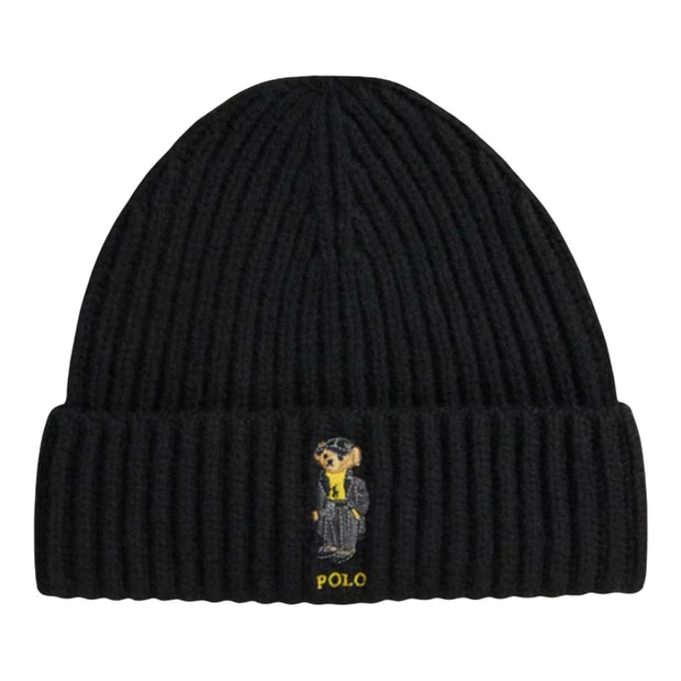 Black Sport Bear Hat