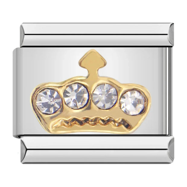 Gold Crown charm - Stilshoppen
