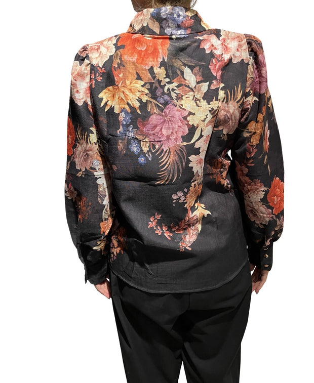 Blomsterprint skjorte