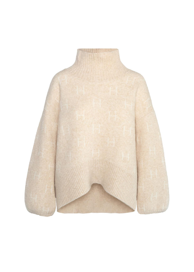 Lys Beige Fam Short Sweater