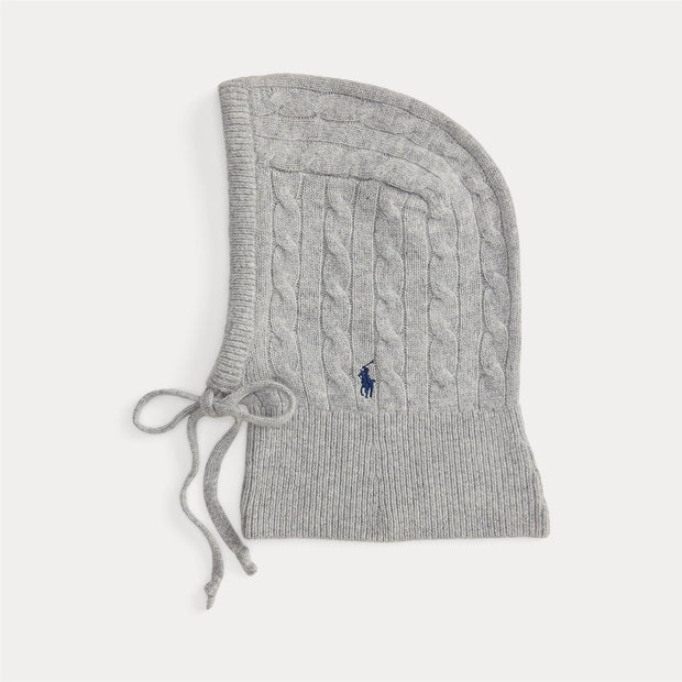 Grey Cashmere Cable Hat - Stilshoppen