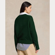 Grønn Polo Bear wool cashmere sweater - Stilshoppen