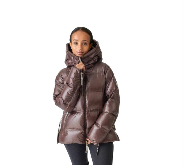 Brun Matt Erika Lux jacket