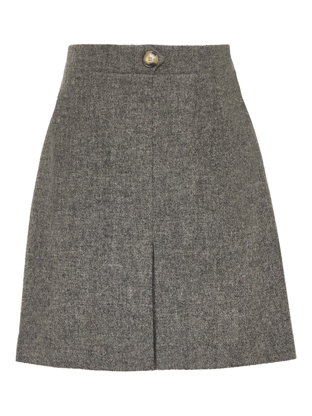 Grå Short Karen Skirt - Stilshoppen