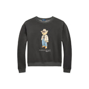 Koksgrå Polo Bear Fleece Crewneck - Stilshoppen