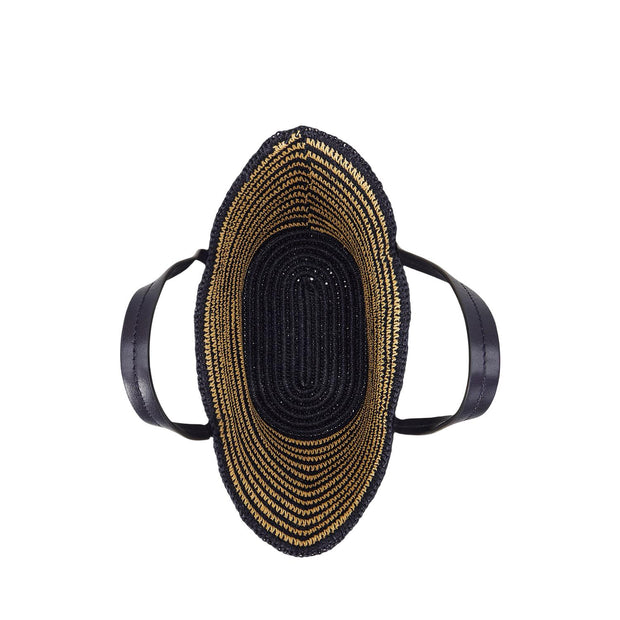 Striped Straw Large Brie Tote Bag - Stilshoppen