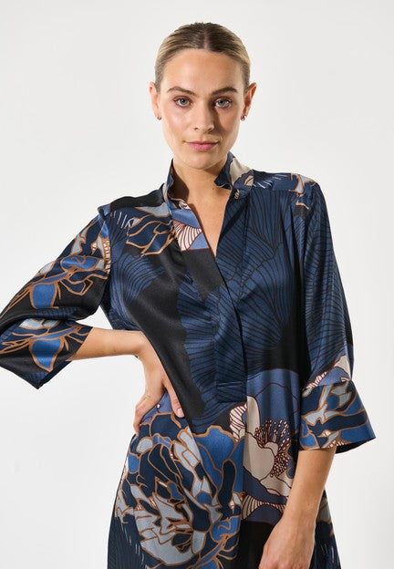 Blå KamillesDEA shirt dress - Stilshoppen