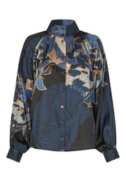 Blå NitaDEA blouse - Stilshoppen