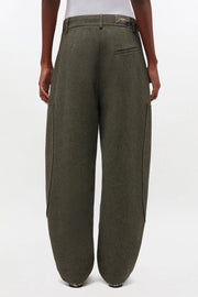 Oliven Mouline Suiting Curved Pants - Stilshoppen