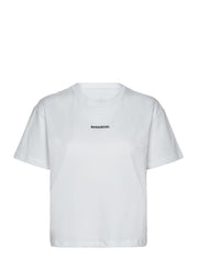Hvit W Presset Tee