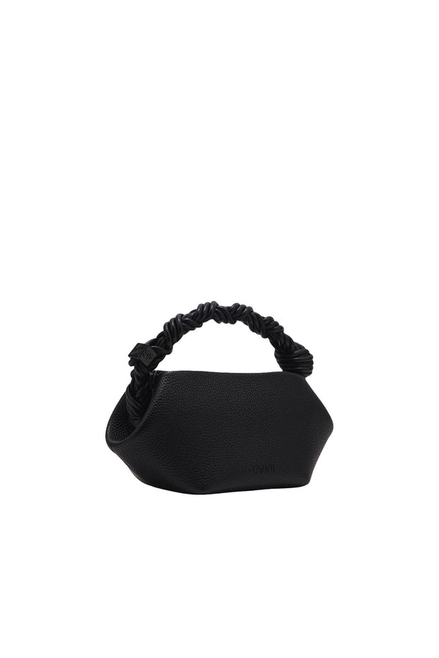 Sort Bou Bag Mini Grained - Stilshoppen