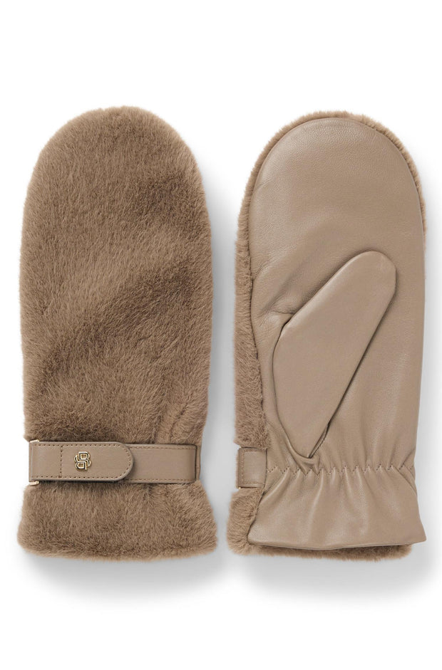 Brun Yosie Mittens - Stilshoppen