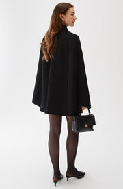 Sort Minou cape - Stilshoppen