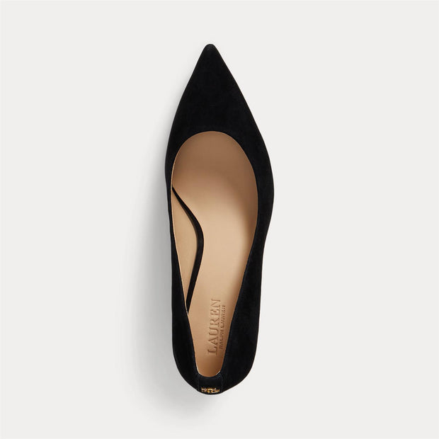 Sort Lanette semsket pump - Stilshoppen