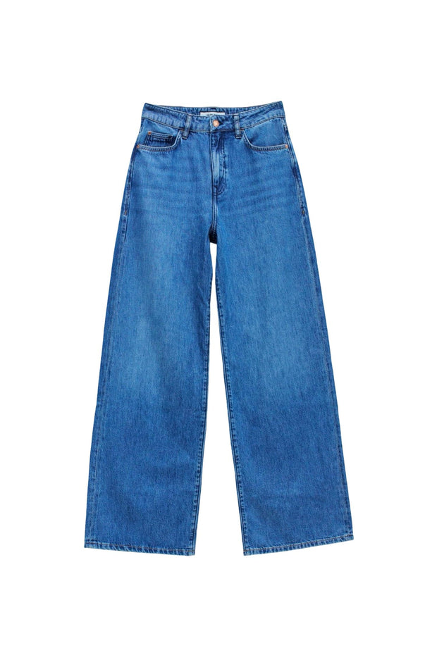 Blå Wide Leg Jeans