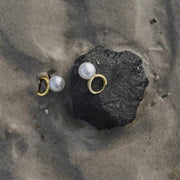 Essie Pearl Hoop Earrings