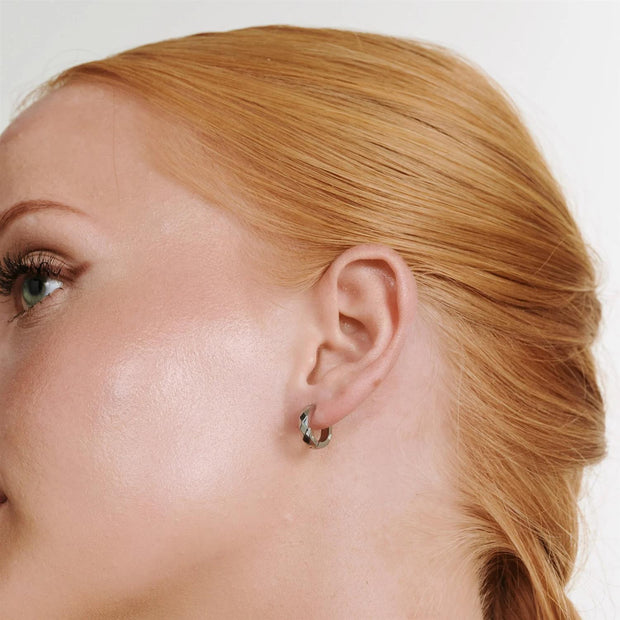 Noor Spike Hoop Earrings 16mm