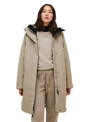 Beige Treeline Insulated Parka - Stilshoppen