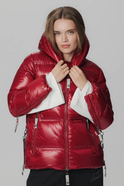 Mørkerød Erika Lux jacket