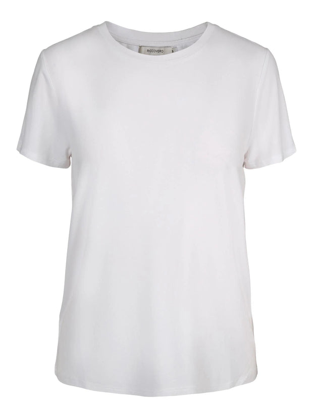 Hvit Basic Tee