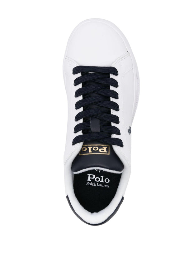 Hvite Pony leather sneakers - Stilshoppen