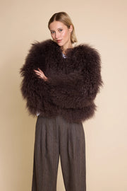 Brun Line Fur - Stilshoppen